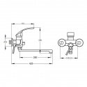 Смеситель для ванны Potato P2207 (POTP2207) 113844