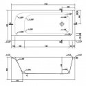 Ванна акриловая Cersanit Smart 170x80 прямоугольная правая (AZBR1000591509) 188665