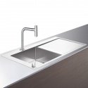 Кухонный комплект мойка со смесителем Hansgrohe C71-F450-12 (43230800) 202197