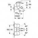 Смеситель для ванны Grohe Ectos настенный (33397000IP) 100325