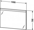 Зеркало Duravit LM7847 100 см с подсветкой (LM7847) 145858