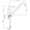 Смеситель кухонный Bianchi Aladino (LVMALD20000ACRM) 115972