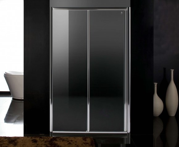 Душевые двери Eger 120 см прозрачное хром (599-153)