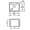 Кухонная мойка Teka FRAME 1B Plus полированная (40180500) 39504