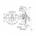 Смеситель для ванны Grohe Eurosmart Cosmopolitan НЧ+ВЧ (32879000) 98862