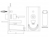 Наружная часть смесителя для ванны Jaquar Confluence (CNF-CHR-69065K) 43312