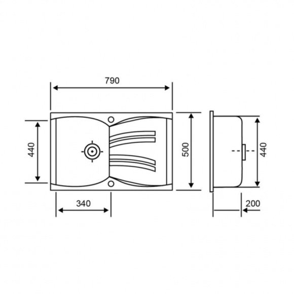 Кухонная мойка Lidz 790x500/200 COL-06 (LIDZCOL06790500200)