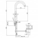 Смеситель для умывальника Bianchi Amelix (LVBAML1101IACRM) 103029