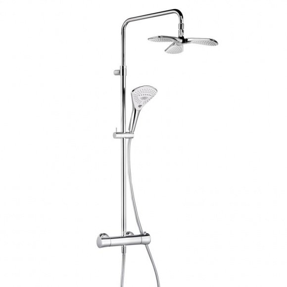Душевая система Kludi Fizz Dual Shower System термостатическая (670960500)