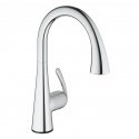 Смеситель кухонный Grohe Zedra Touch с выдвижным изливом (30219001) 186771