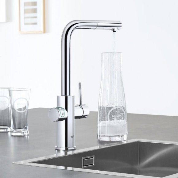 Смеситель кухонный Grohe Blue Home с ситемой фильтрации (31539000)