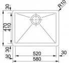 Кухонная мойка Franke PPX 210-58 полированная (127.0198.245) 38780