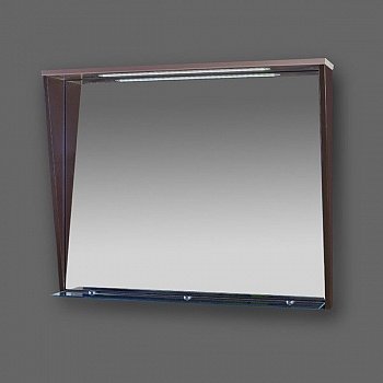 Зеркальный шкаф Fancy Marble МС Cyprus 1250 венге (ШЗ Cyprus В) фото