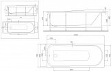Панель фронтальная для ванны AM PM LIKE 170x70 см (W80A-170-070W-P) 129001