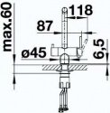 Смеситель кухонный Blanco Fontas II UltrAresist нержавеющая сталь (523129) 49370