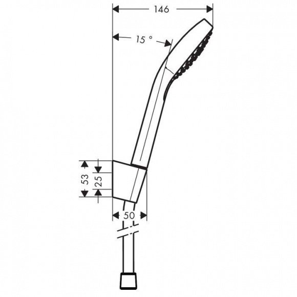 Душевой гарнитур Hansgrohe Croma Select E Vario (26425400)