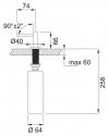 Дозатор для жидких моющих средств Franke SDR Оникс 500 мл (119.0287.554) 18206