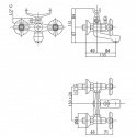 Смеситель для ванны Bianchi Old Fashion (VSCOLF1024OLF00CRM) 113405