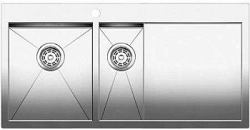 Кухонная мойка Blanco ZeRox 6S-IF/А (чаша слева) зеркальная полировка (521644) фото