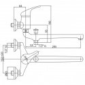 Смеситель для ванны Bianchi Star с длинным изливом (LVBSTR2023STRSKCRM) 113410