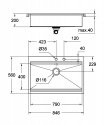 Кухонная мойка из нержавеющей стали Grohe K800 матовая (31584SD0) 159742