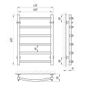 Полотенцесушитель водяной Laris Классик П6 400х600 (71207516) 95031
