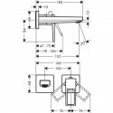 Смеситель для умывальника Hansgrohe Metropol (74525000) 154315