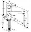 Смеситель кухонный Kludi Scope (339309675) 186888