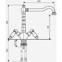 Кухонный смеситель EMMEVI DECO ceramica (CR121617) 141977