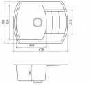 Кухонная мойка Vankor Norton NMP 02.67 Sahara 140303