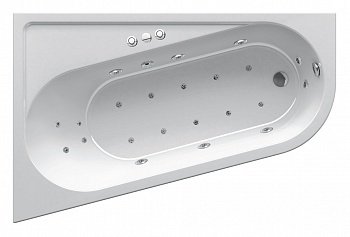 Гидромассажная ванна Ванна Chrome L 160x105 Relax Ultra (GMSR1360) фото