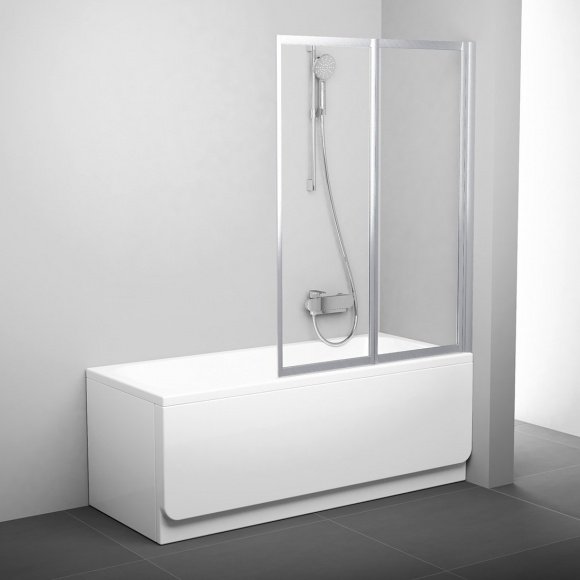 Шторка для ванны Ravak VS2-100 сатин transparent