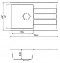 Кухонная мойка Vankor Easy EMP 02.76 Vanilla 140143