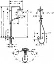 Душевая система Hansgrohe Croma Select E 180 2jet Showerpipe (27258400) 164215