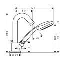 Смеситель для ванны Hansgrohe Logis на 3 отверстия + Скрытая часть смесителя для ванны Hansgrohe на 3 отверстия 114860